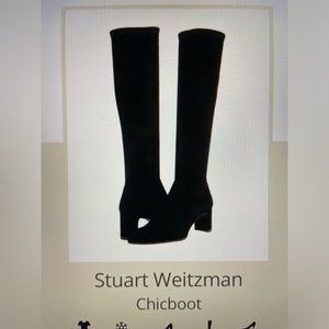 Stuart Weitzman Chicboot High Knee Boots Size 7.5